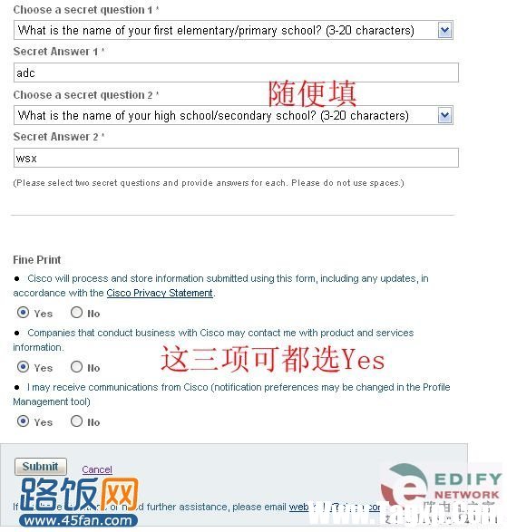 【圖文教程】一步一步教您注冊(cè)思科CCO教程_45fan.com"