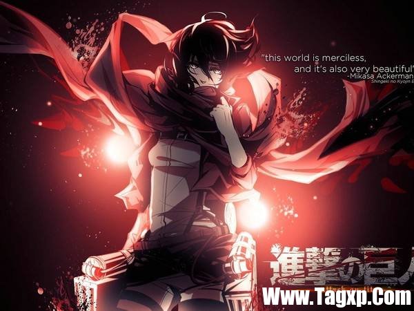 《進(jìn)擊的巨人》主角三笠
