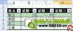 體驗(yàn)Excel2007自動(dòng)添加表格字段標(biāo)題功能_天極軟件
