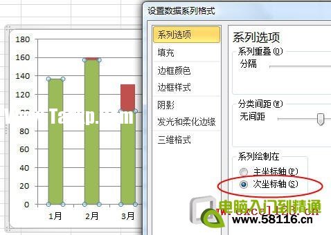 Excel2010中用柱形圖顯示數(shù)據(jù)對比情況