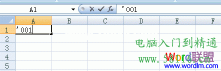 excel輸入0的方法