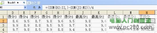 教程：利用WPS快速計(jì)算平均分