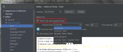 android studio修改字體大小 android studio修改字體顏色