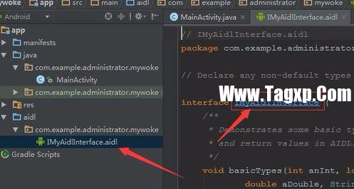 android studio的aidl