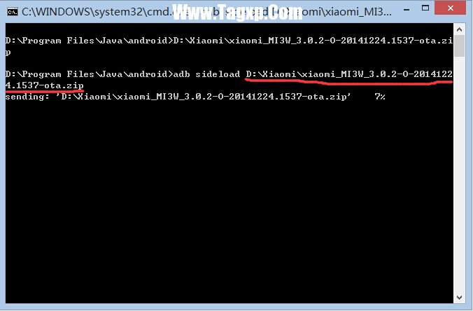 adb sideload刷機(jī)教程