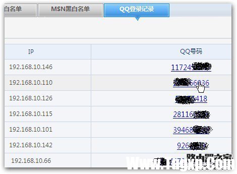 QQ黑白名單