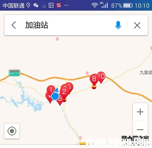 高德地圖怎么搜索附近的加油站