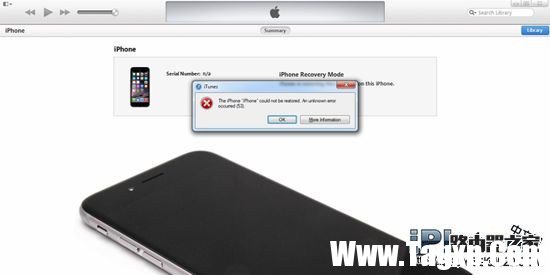 Touch ID報(bào)錯(cuò)變磚 iPhone Error 53解決方法
