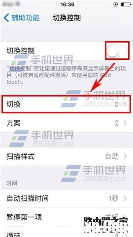 蘋果iPhone6sPlus如何設(shè)置切換控制