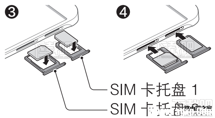 三星A8(Galaxy A8)內(nèi)存卡(TF卡)安裝圖解