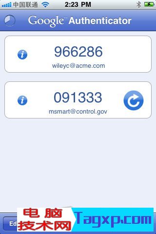 谷歌驗證：Google Authenticator