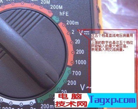 萬用表使用方法圖解