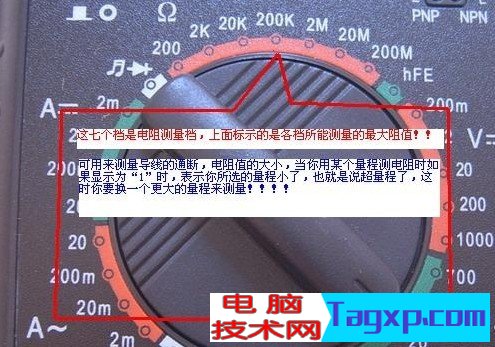 萬用表使用方法圖解