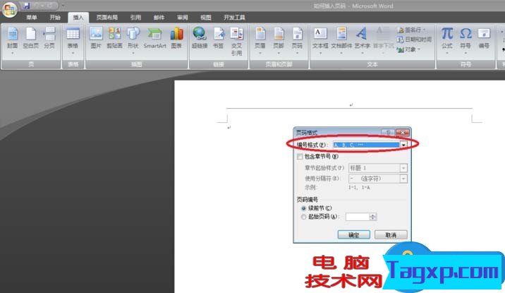 word中如何插入abcd英文字母的頁碼 頁碼word中怎么做插入abcd英文字母的頁碼