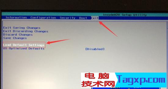 Load Default Settings