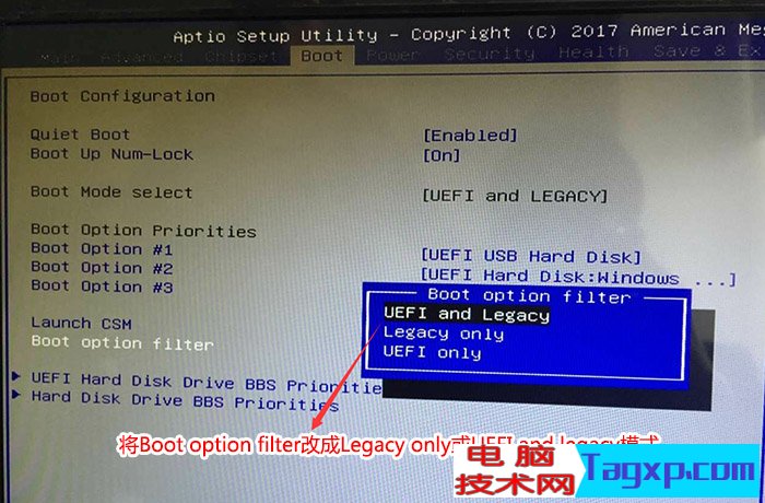uefi and legacy