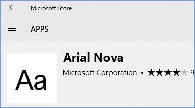 Windows10系統(tǒng)從微軟商店下載安裝字體的方法