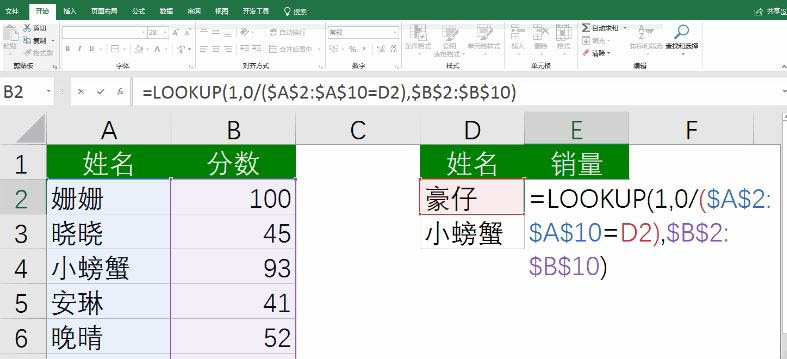 Windows7旗艦版系統(tǒng)Excel中l(wèi)ookup函數(shù)的使用方法 