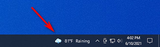 Windows10系統(tǒng)使用天氣小插件的方法