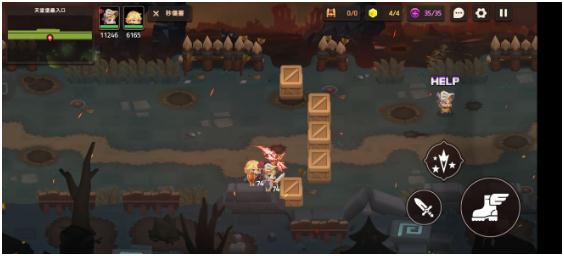 坎公騎冠劍普通11-1天堂堡壘入口攻略 普通11-1全三星通關收集