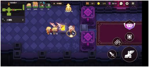 坎公騎冠劍普通11-5天堂堡壘4F攻略 普通11-5全三星通關收集