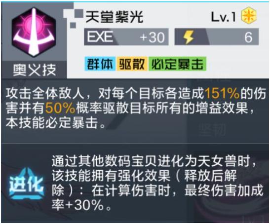 數(shù)碼寶貝新世紀天女獸怎么樣 最具性價比天女獸強度解析