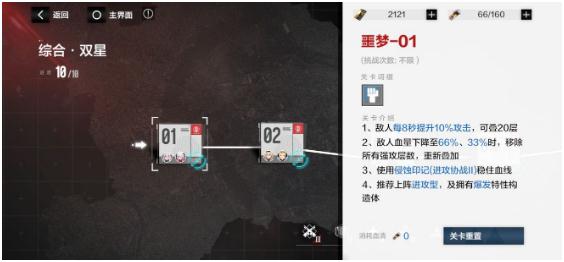 戰(zhàn)雙帕彌什分光雙星攻略 第二期第四章全關(guān)卡噩夢通關(guān)攻略
