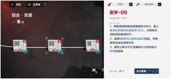戰(zhàn)雙帕彌什分光雙星攻略 第二期第四章全關(guān)卡噩夢通關(guān)攻略