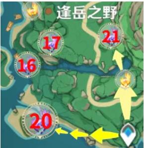 原神2.2版本神瞳全收集攻略 2.2新增雷神像全收集位置