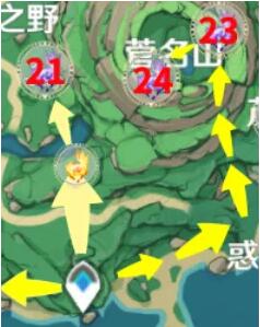 原神2.2版本神瞳全收集攻略 2.2新增雷神像全收集位置