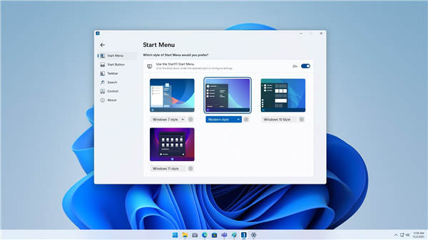 Windows11上的Windows10開(kāi)始菜單工具Start111.0簡(jiǎn)單易用