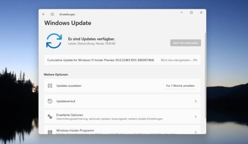 KB5007484 22483.1011作為win11開發(fā)頻道中的一個(gè)