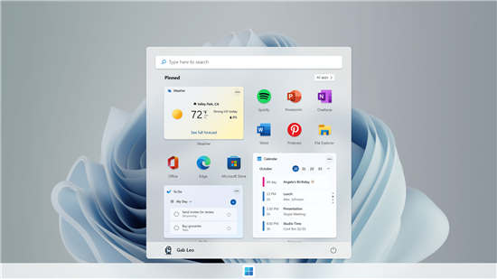Windows11概念–如果小部件位于“開始”菜單中會