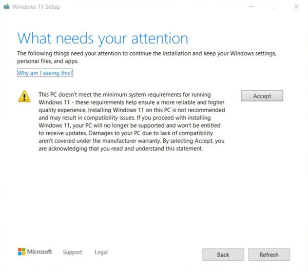 想要在不受支持的PC上運行Windows11？Micr