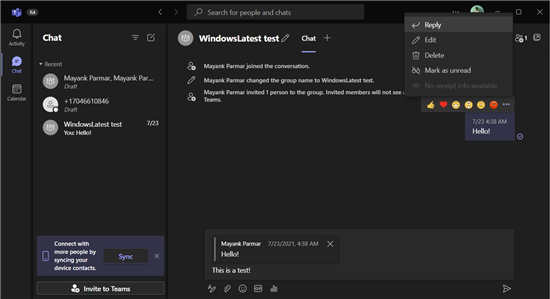 Microsoft Teams 2.0 將改善 W