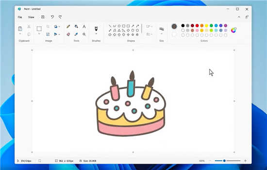 微軟在 Windows 11 上展示了具有新設(shè)計(jì)和黑暗模式的 MS Paint
