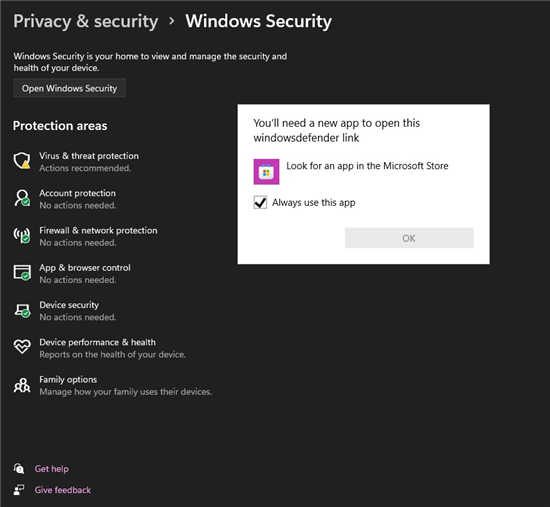 Windows 11 錯(cuò)誤破壞了 Windows 安全應(yīng)用程序