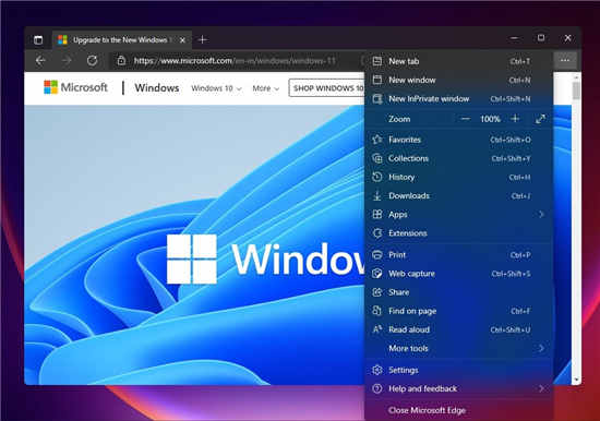 親身體驗(yàn) Microsoft Edge 為win11系統(tǒng)打造的全新現(xiàn)代外觀