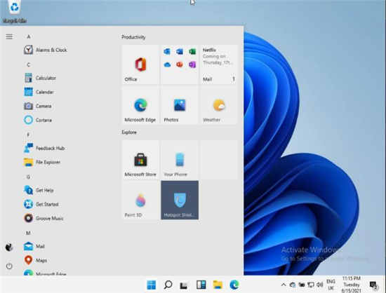 當(dāng)微軟禁用win11舊的“開始