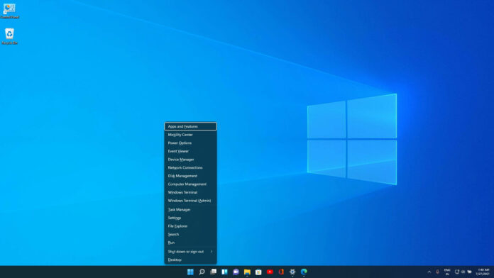 windows11 恢復(fù) Win+X 菜單訪問
