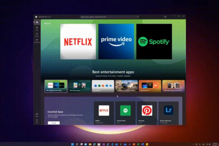 微軟發(fā)布了首個Windows11預(yù)