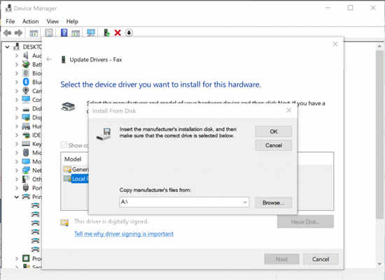 Windows 11 已從驅動程序安裝位置刪除了 