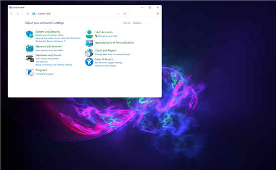 經典控制面板也可在 Windows 11 中使用