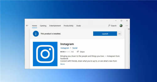Windows 10的Instagram網(wǎng)絡(luò)應(yīng)用程序現(xiàn)在基于