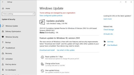 win10 21h1怎么更新_微軟終于