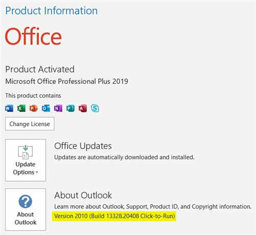 新的Microsoft 365當(dāng)前頻道v2010內(nèi)部版本133