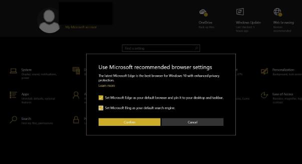 Windows10設(shè)置主頁頂部顯示