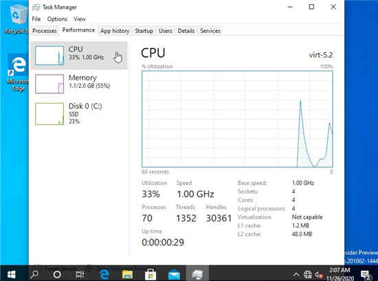 Windows 10已在Apple Silicon上運行