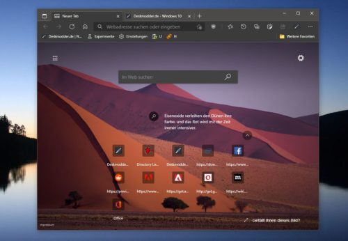 Microsoft Edge：將超過7個收