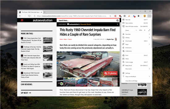 Microsoft Edge瀏覽器Dev頻道獲得Windows 10和